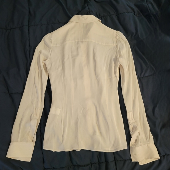 Dolce & Gabbana Silk White Button Down🌟 - Picture 3 of 4